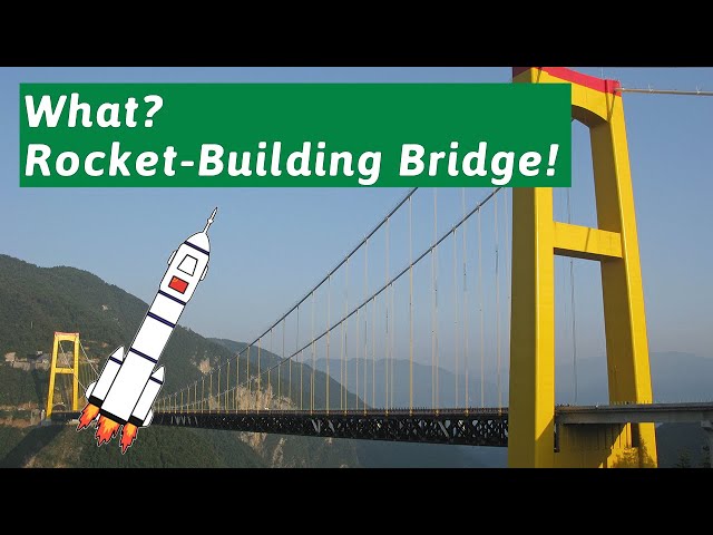 It’s really the hardest bridge in to build in China! ｜rocket building bridge