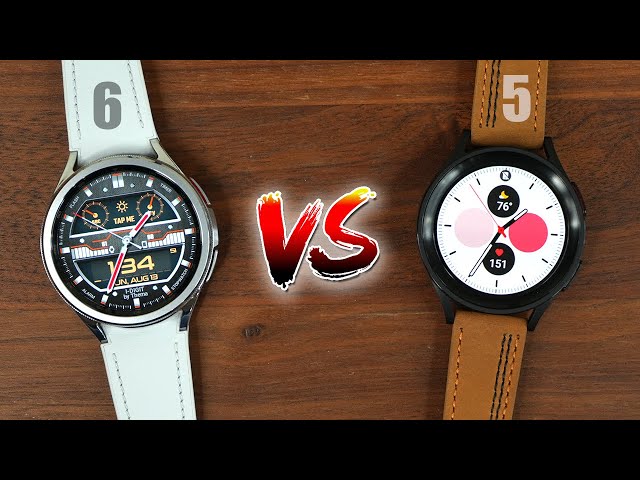 Samsung Galaxy Watch 6 Classic vs Watch 5 Pro - Full Comparison