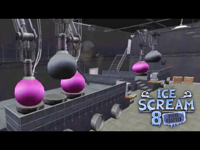ICE SCREAM 8 UPDATE TRUE ENDING - LEAKED EXTRACTION ROOM GAMEPLAY