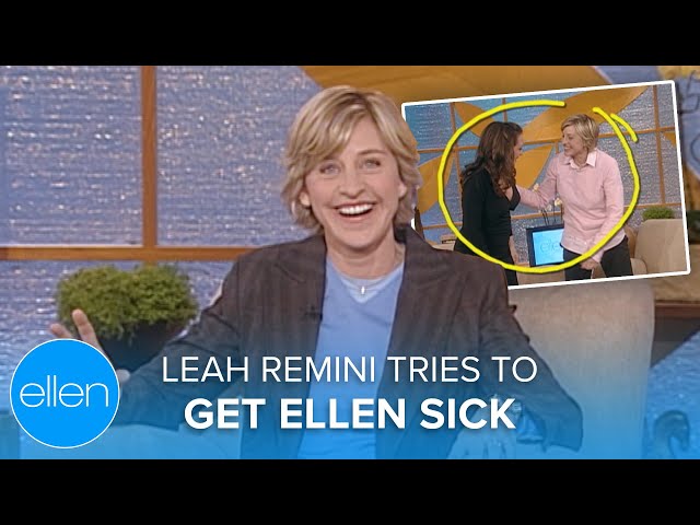 Leah Remini Tries to Get Ellen Sick