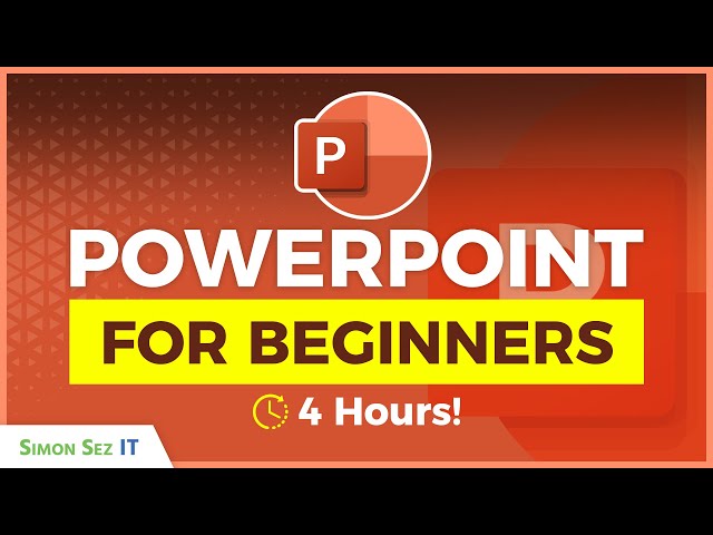 Microsoft PowerPoint for Beginners: 4-Hour Training Course in PowerPoint 2021/365