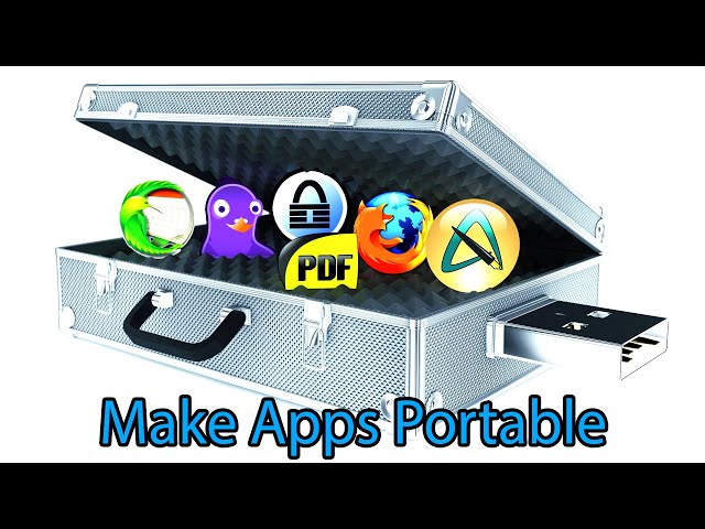 How to Make Apps Portable - RUN APPS FROM USB DRIVE / Windows Tutorial Guide
