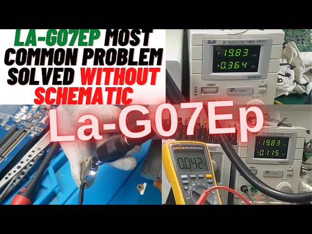 La G07Ep Most Common Problem VCC Core Supply missing  Power On but No Display | Diwali Offer |Laptex