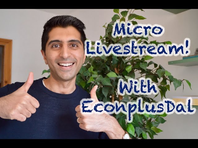 Micro Assessment Live Stream with EconplusDal!