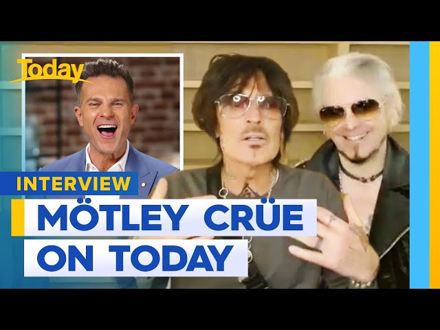 Mötley Crüe catch up with Today Extra | Today Show Australia