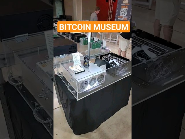 BITCOIN MINING MUSEUM at Mining Disrupt! #shorts #miningdisrupt #bitcoin