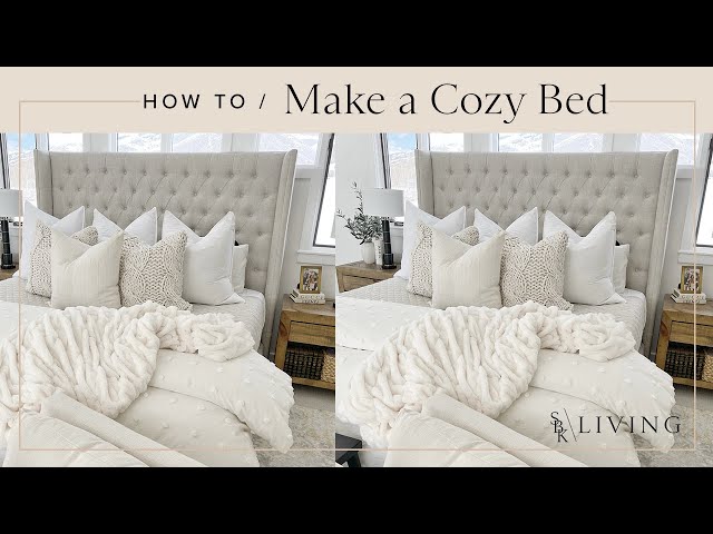 How to Make a Cozy & Fluffy Bed \ 6 Steps