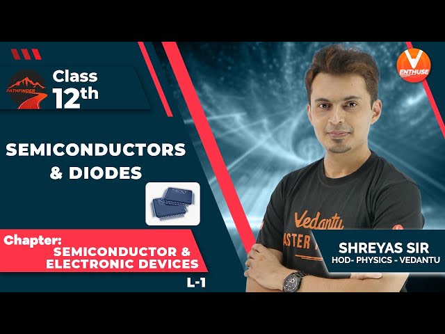 Semiconductor Electronics L1💾 Semiconductors & PN Junction diode | Class 12 | JEE 2022 | Shreyas Sir