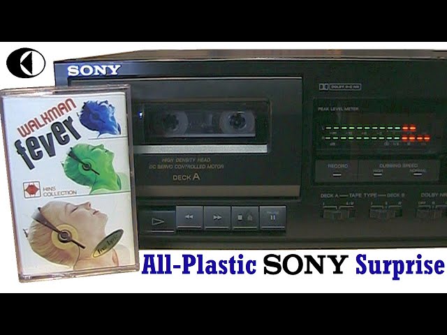 The All-Plastic Sony Surprise cassette deck - TC-W365