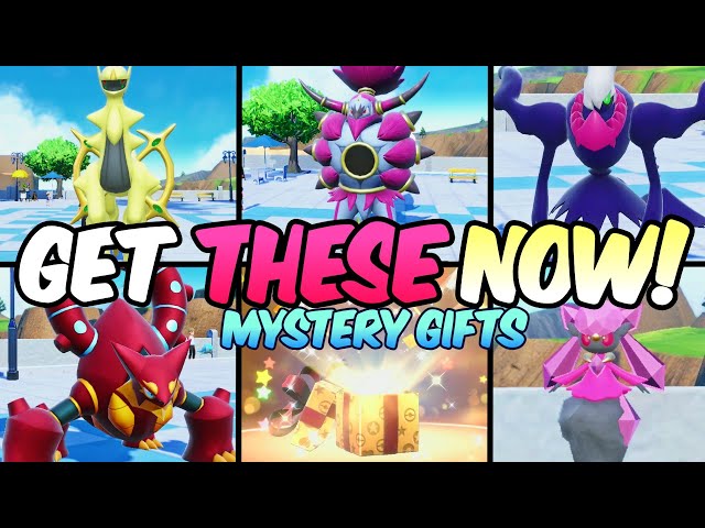 Get old Shiny Mythical Mystery Gifts NOW in Pokemon Scarlet Violet