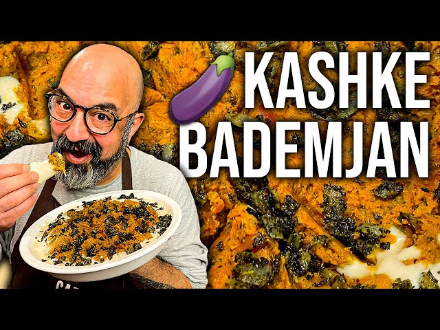 Kashke Bademjan (Persian Eggplant and Mint Dip)  بهترین کشک بادمجان ایرانی بزبان انگلیسسی با جزییات