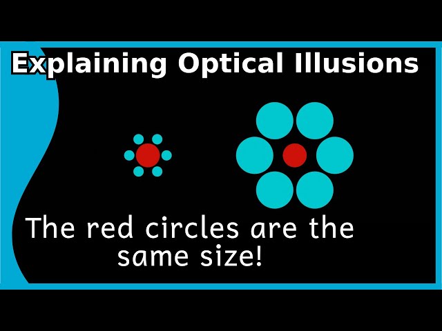 Explaining Optical Illusions: Part 4 - The Ebbinghaus Illusion and the Flash lag effect