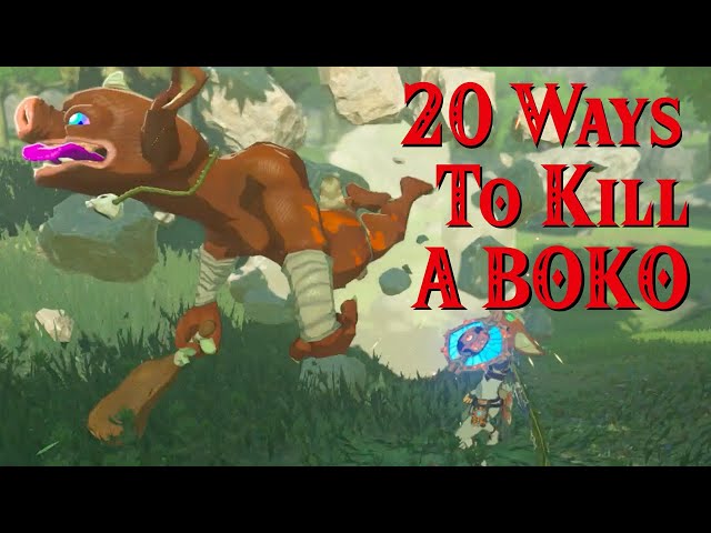 20 Ways to Kill a Bokoblin | The Legend of Zelda: Breath of the Wild
