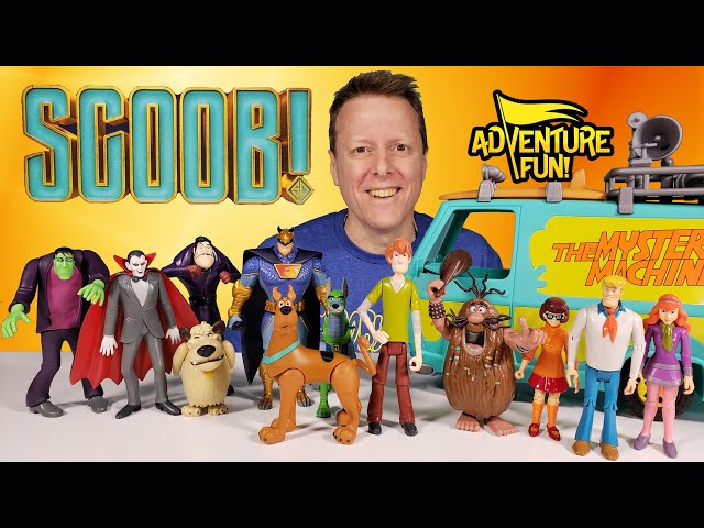 SCOOB Official Movie Trailer Action Figures! Scooby Doo Movie Figures Adventure Fun Toy Review!