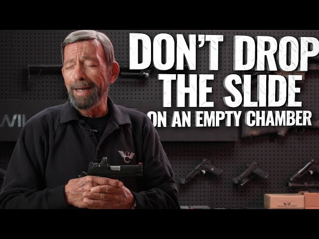 Don't Drop The Slide On An Empty Chamber!! - Avoid Gun Abuse! - Critical Mas Ep 76
