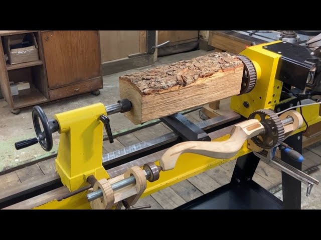 Impossible Woodturning. Unusual devices. Oak firewood. Diy.