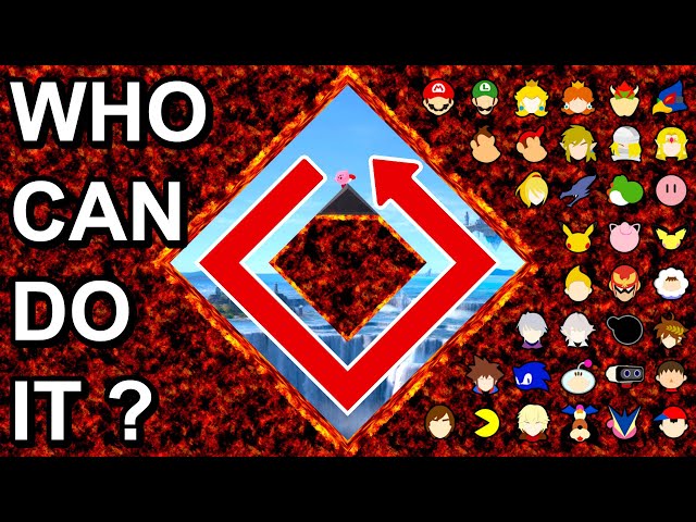 Who Can Jump Around The Lava Square ? - Super Smash Bros. Ultimate