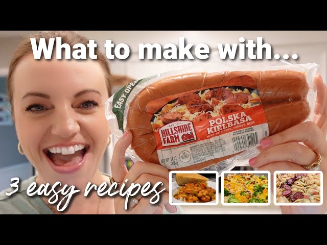 What to make with...KIELBASA sausage | 3 easy recipes using Kielbasa