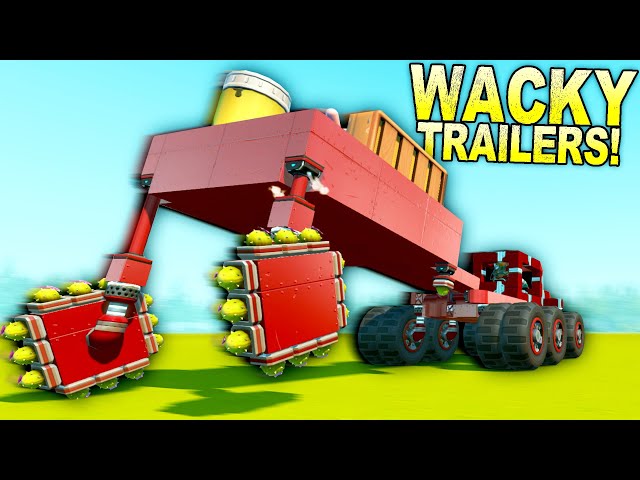 Surprising Friends with WACKY TRAILERS and Trying to Race With Them!