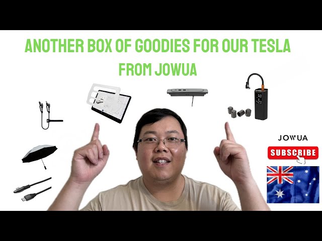 Jowua has sent us another box of goodies for our Tesla - What's inside?