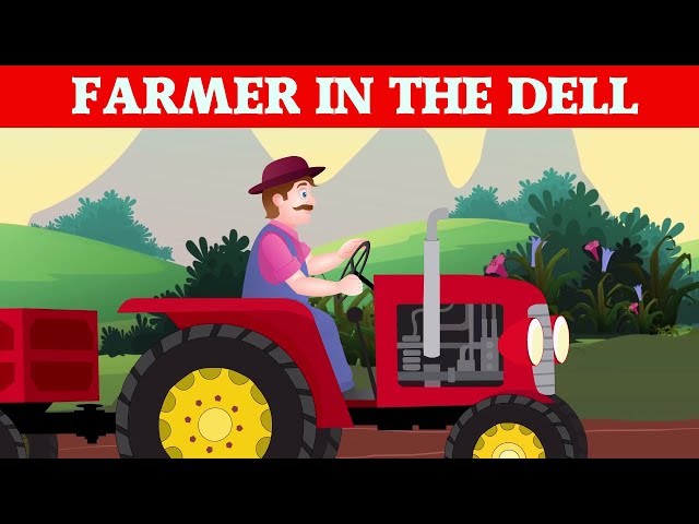 Farmer in The Dell | Nursery Rhymes | Teddy & Timmy Poems for Kids