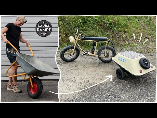 The ultimate Bike Trailer (made of old Wheelbarrows)