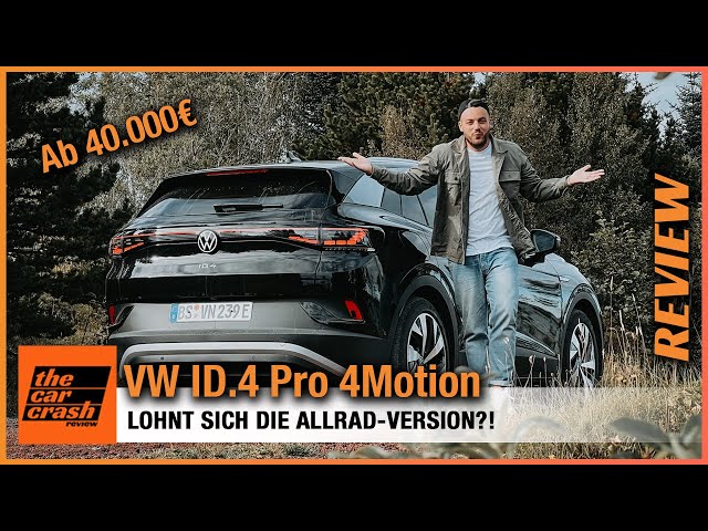 VW ID.4 Pro 4Motion im Test (2022) Lohnt sich der Allradantrieb ab 40.000€? Fahrbericht | Review