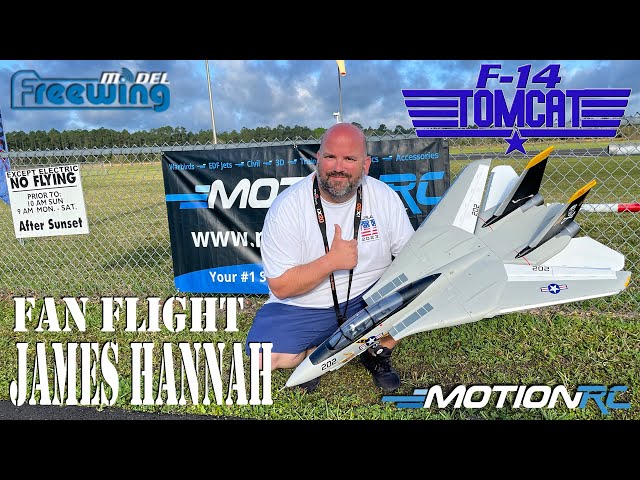 Freewing F-14 Twin 64mm Flown By James Hannah At Jax Jet Madness | Fan Flight | Motion RC