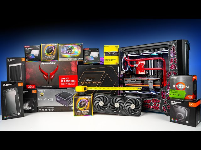 These NEW GPU's… Building an all AMD Water Cooled PC