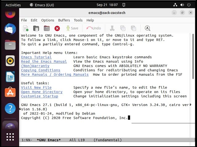How to Install Emacs Text Editor on Ubuntu 22.04 LTS