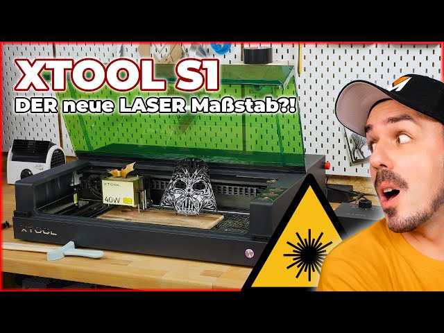 xTool S1 | 40W Laser mit Gehäuse & Absaugung endlich sicher? (2023 TEST)