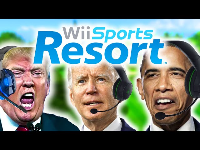US Presidents Play Wii Sports Resort Golf (Part 1-3)
