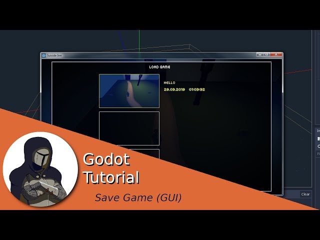 [Godot] How to create a save game system (Part 2: GUI)