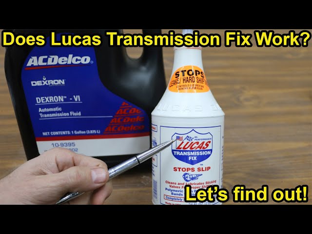 Does Lucas Transmission Fix Work?  Let's find out!
