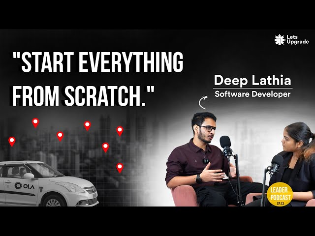 🚀Revolution in Software Dev: Deep Lathia's Journey at OLA & Future of AI👨‍💻🔍