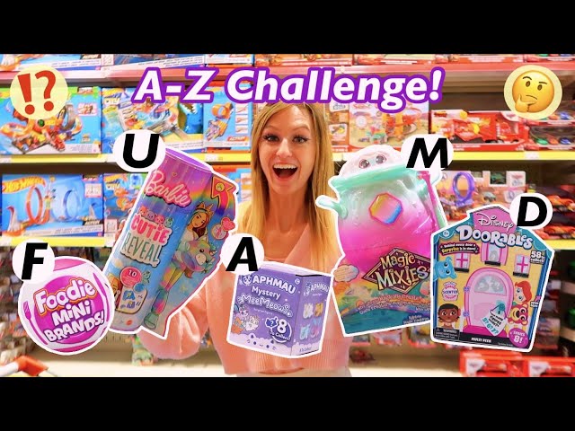 A-Z MYSTERY TOY SHOPPING CHALLENGE!!😱🎁🛍 (AT THE *LARGEST* TOY STORE IN THE COUNTRY!!🫢)