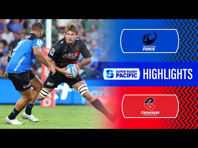 HIGHLIGHTS | FORCE v CRUSADERS | Super Rugby Pacific 2024 | Round 9