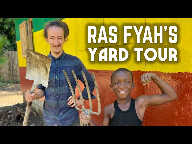 Scottish Ras Fyah's Yard Tour! Mokko's Neighbour in Jamaica