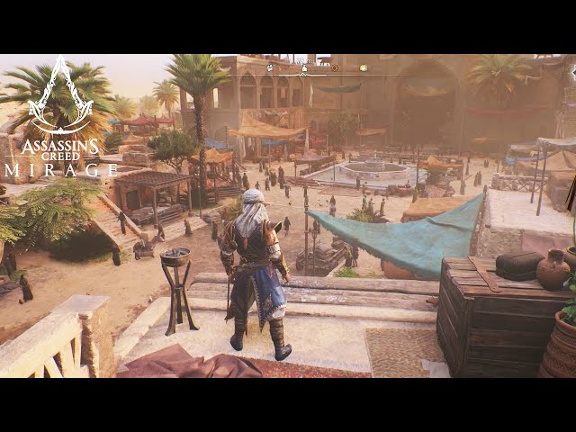 Assassin's Creed Mirage Gameplay - Market Exploration, Infiltration & More (AC Mirage Gameplay)