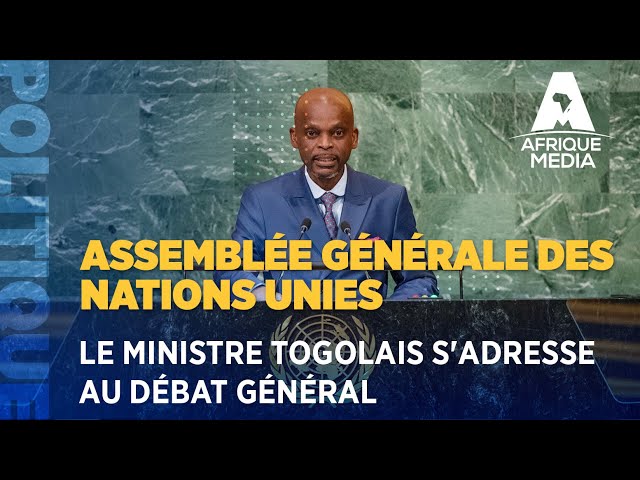 LE MINISTRE TOGOLAIS S'ADRESSE AU DÉBAT GÉNÉRAL DES NATIONS UNIES, 77e SESSION ｜ #AGNU