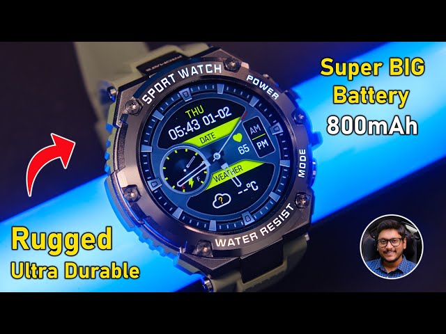 Macho Smartwatch with Biggest Battery 😱 Promate Xwatch R19 Unboxing 🔥