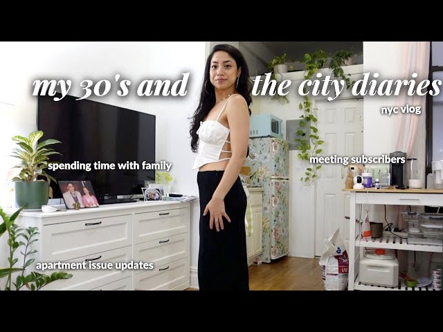 30'S AND THE [NY] CITY: meeting subscribers, spend time with family, catch up, run errands, nyc vlog