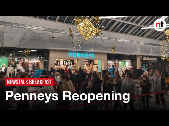 Shops re-open as level three restrictions come into effect | Henry McKean reports from Penneys