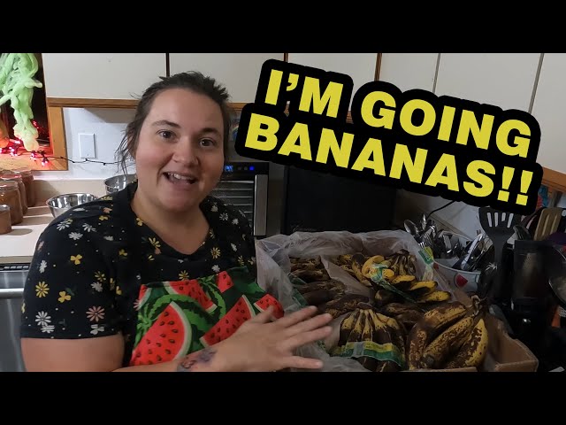 Preserving A WHOLE Case of Bananas! How do I do it??!!