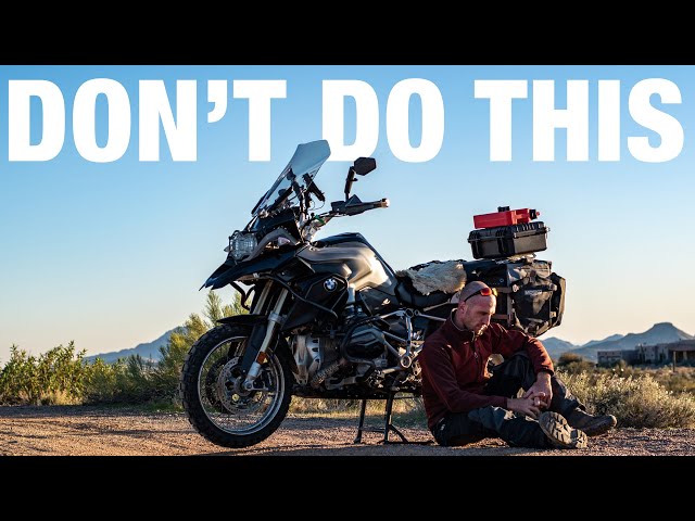 Top 5 Mistakes of Motorcycle Travel (UPDATED)