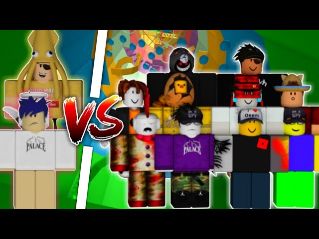 PinkLeaf & Squid Magic VS 10 Pros! | Tower Of Hell | Roblox