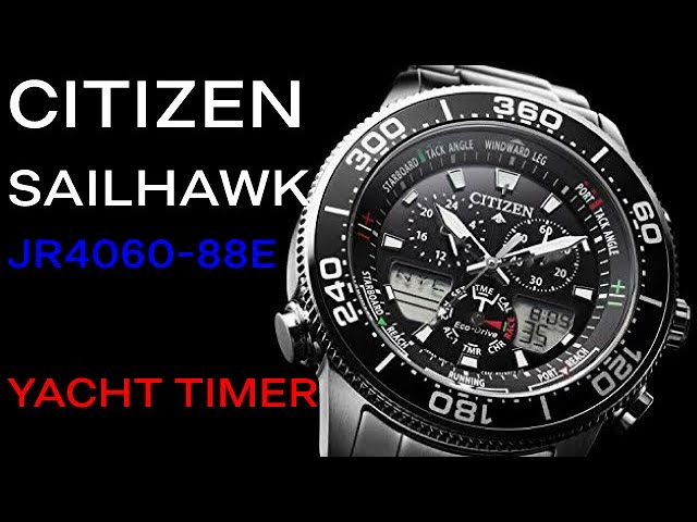 CITIZEN SAILHAWK - YACHT TIMER - JR4060-88E (C660) REVIEW