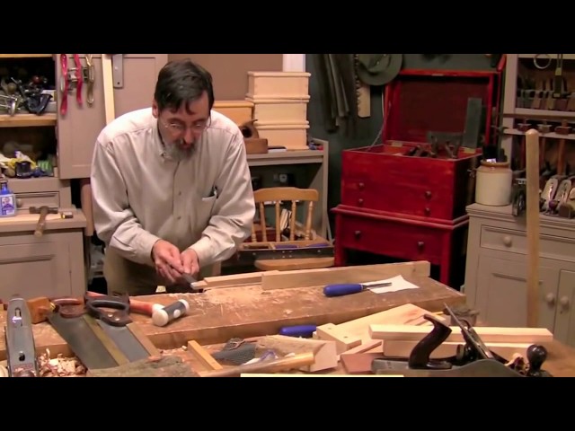 Paul Sellers | Mortise and tenon joint by hand, in oak
