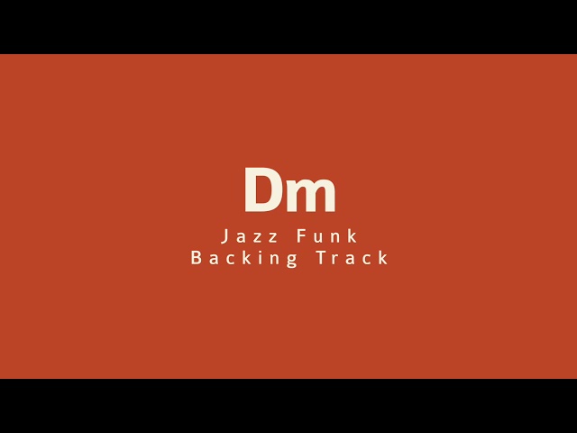 Dm Backing Track Jazz Funk