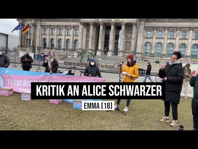 31.03.2022 #Berlin #Bundestag #Emma Kohler (18) kritisiert Alice #Schwarzer #TransDayOfVisibility